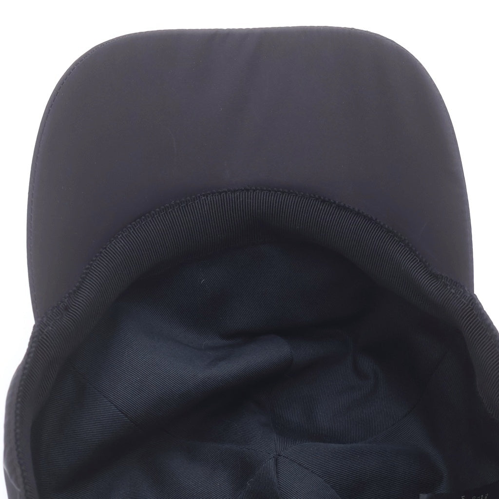 FENDI(フェンディ) LOGO BASEBALL CAP FXQ768 フロントロゴ ベースボールキャップ 帽子 ブラック