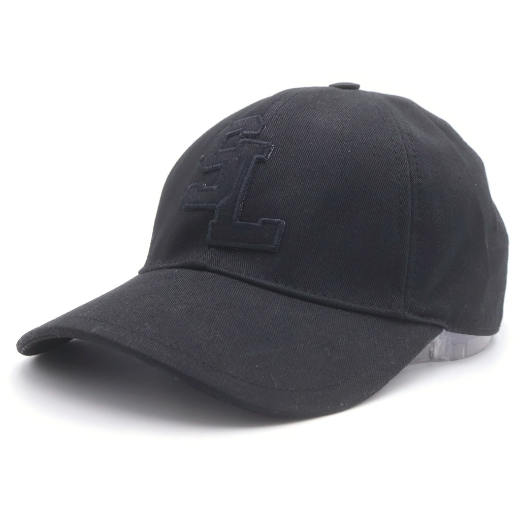 SAINT LAURENT PARIS(サンローランパリ) EMBROIDERED SL LOGO BASEBALL CAP 690929 SL ロゴ刺繍 ベースボールキャップ 帽子 ブラック