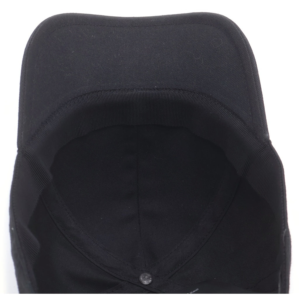SAINT LAURENT PARIS(サンローランパリ) EMBROIDERED SL LOGO BASEBALL CAP 690929 SL ロゴ刺繍 ベースボールキャップ 帽子 ブラック