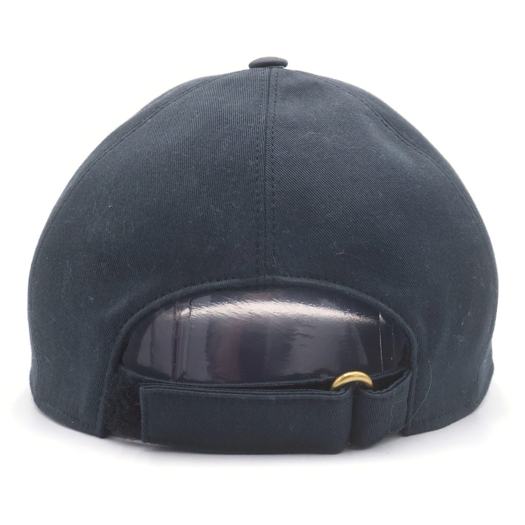 GUCCI(グッチ) EMBROIDERED LOGO BASEBALL CAP 596211 ロゴ刺繍 ベースボールキャップ 帽子 ブラック