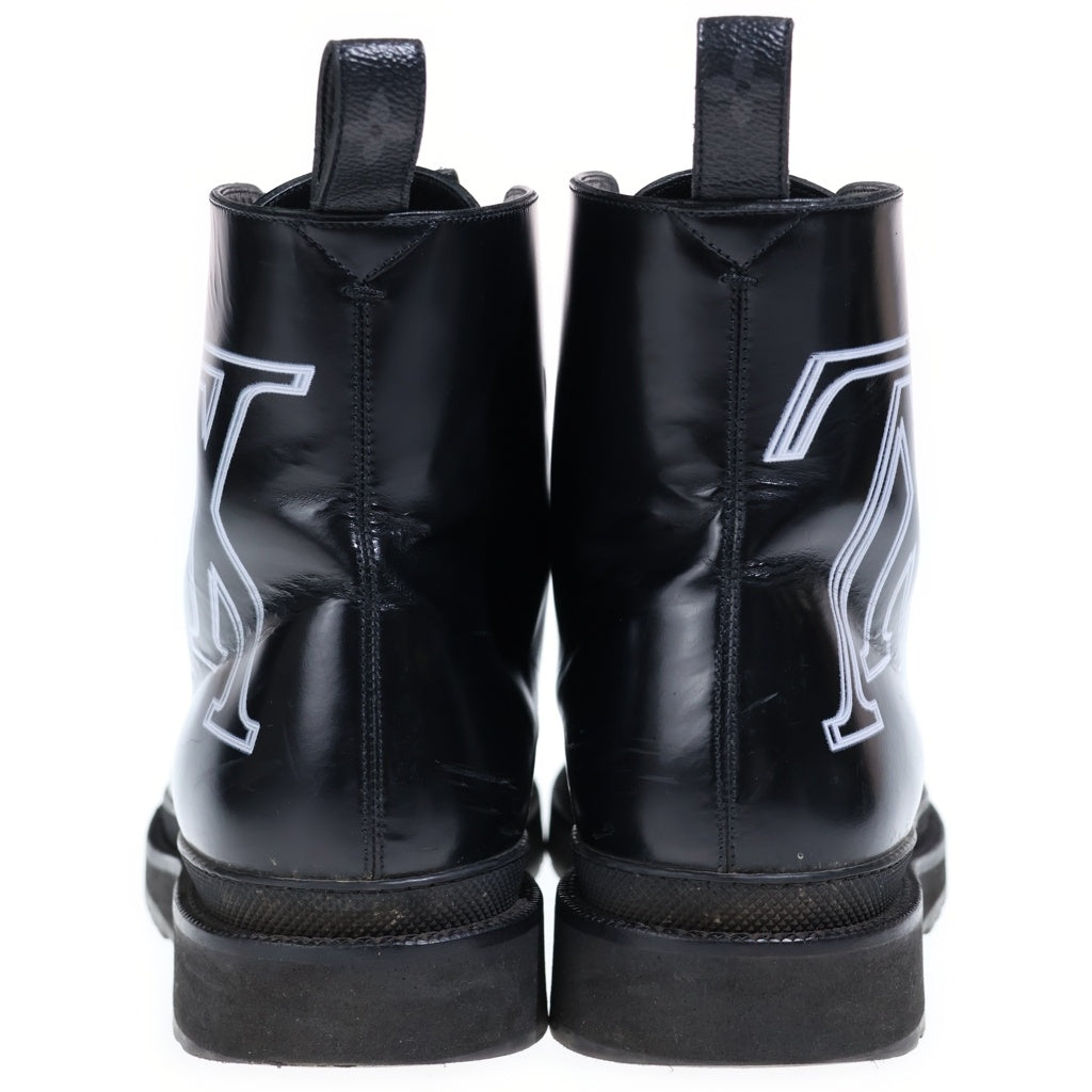 LOUIS VUITTON(ルイヴィトン) BRACK ICE 1A49IL ブラックアイス ライン カーフレザー アンクルブーツ ブラック