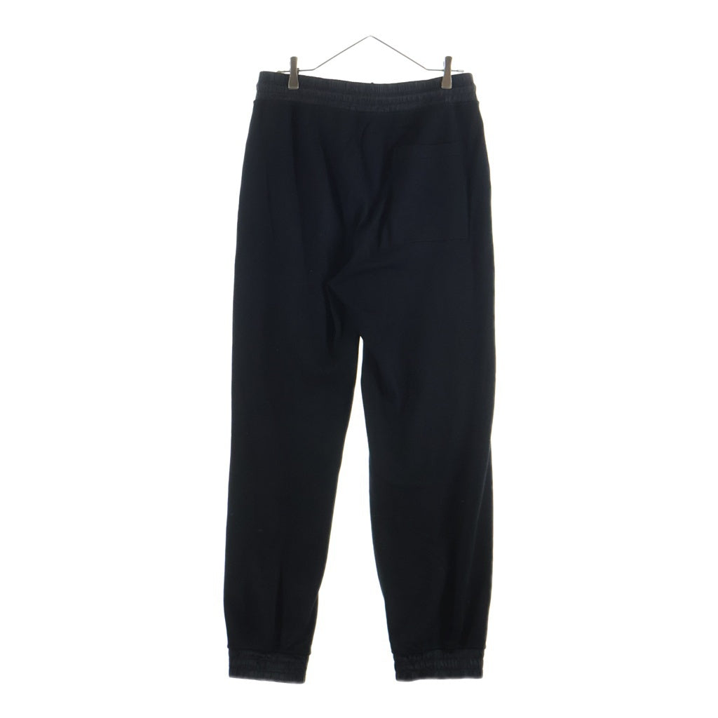 LOUIS VUITTON(ルイヴィトン) 23SS LV LOGO SWEATPANTS RM231Q ZLW HON41W LVロゴ刺繍 モノグラムナイロンウエスト ジョギングパンツ スウェットパンツ ブラック