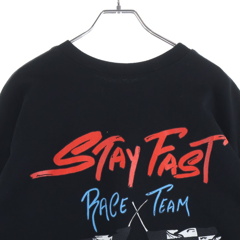 CHROME HEARTS(クロムハーツ) ×MATTY BOY PPO STAY FAST RACE TEAM SWEATSHIRT マッティーボーイ ステイファスト レースチーム クルーネックスウェットトレーナー ブラック