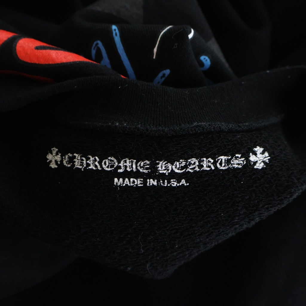 CHROME HEARTS(クロムハーツ) ×MATTY BOY PPO STAY FAST RACE TEAM SWEATSHIRT マッティーボーイ ステイファスト レースチーム クルーネックスウェットトレーナー ブラック