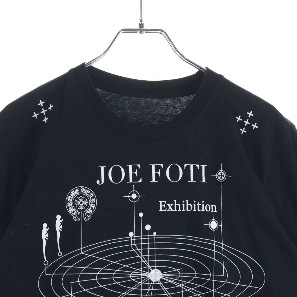 CHROME HEARTS(クロムハーツ) 22SS FOTI EXHIBITION Zeta Reticuli グラフィック プリント クルーネック半袖Tシャツカットソー ブラック