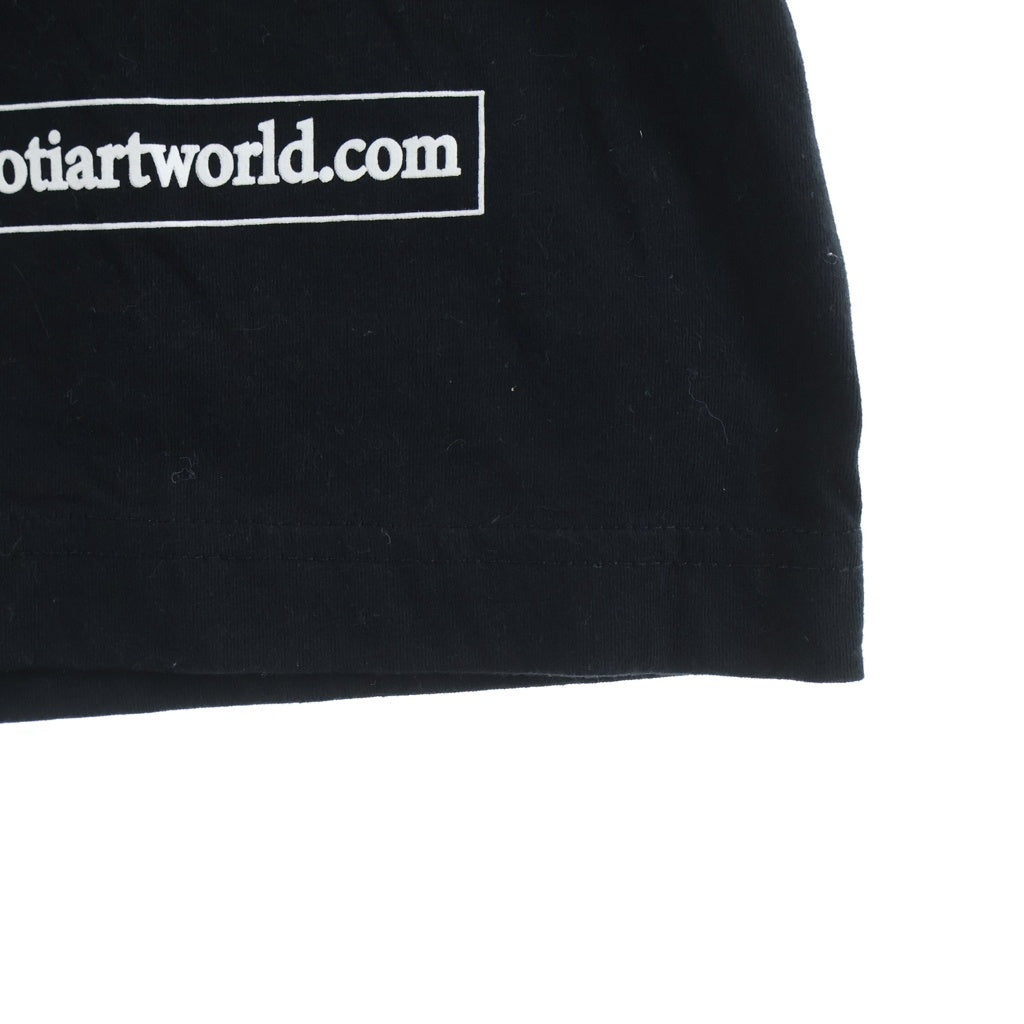 CHROME HEARTS(クロムハーツ) 22SS FOTI EXHIBITION Zeta Reticuli グラフィック プリント クルーネック半袖Tシャツカットソー ブラック