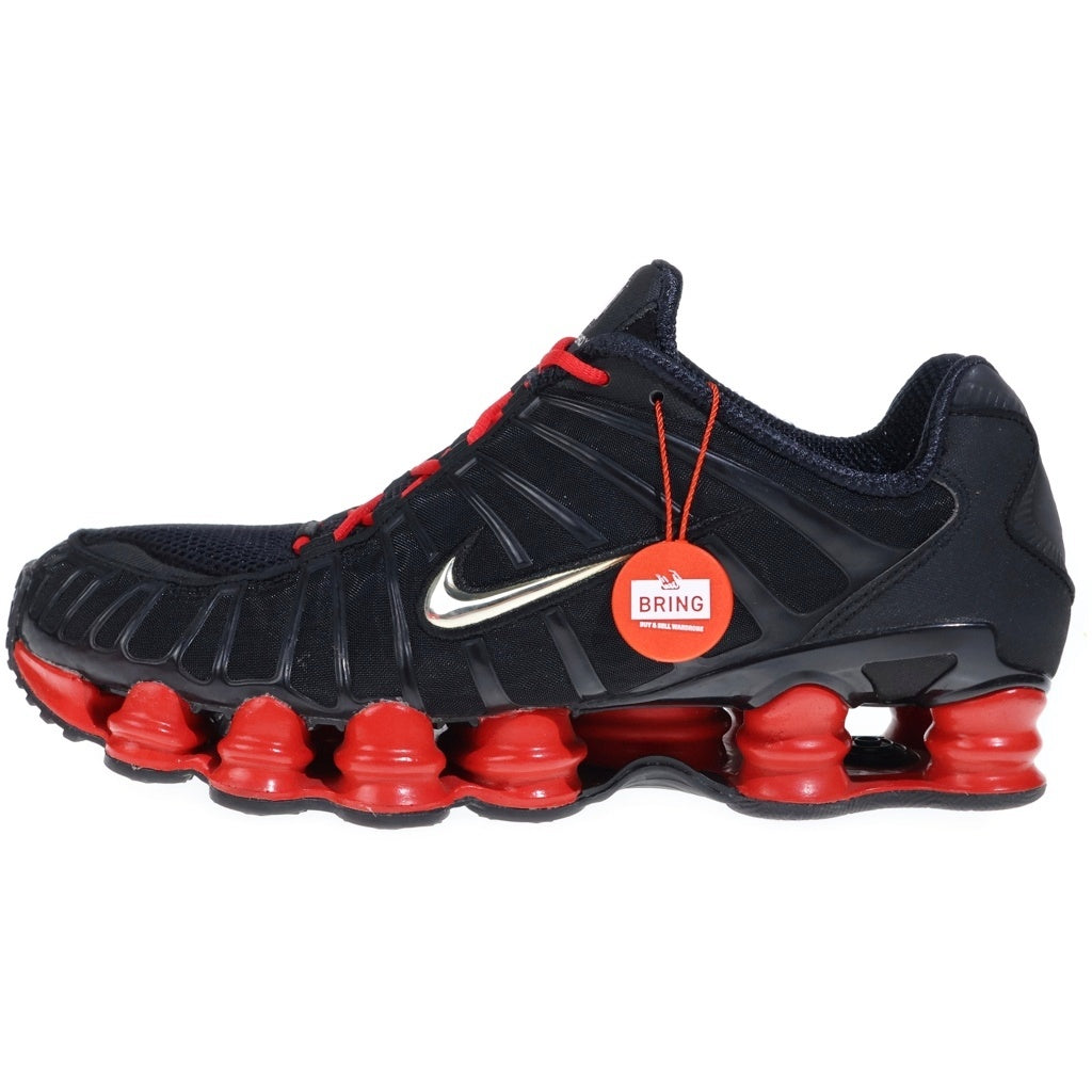 NIKE(ナイキ) ×SKEPTA SHOXTL BLACK/UNIVERCITYRED スケプタ ショックスTL ブラック/ユニバーシティレッド ローカットスニーカー US9.5/28cm ブラック/レッド CI0987 001