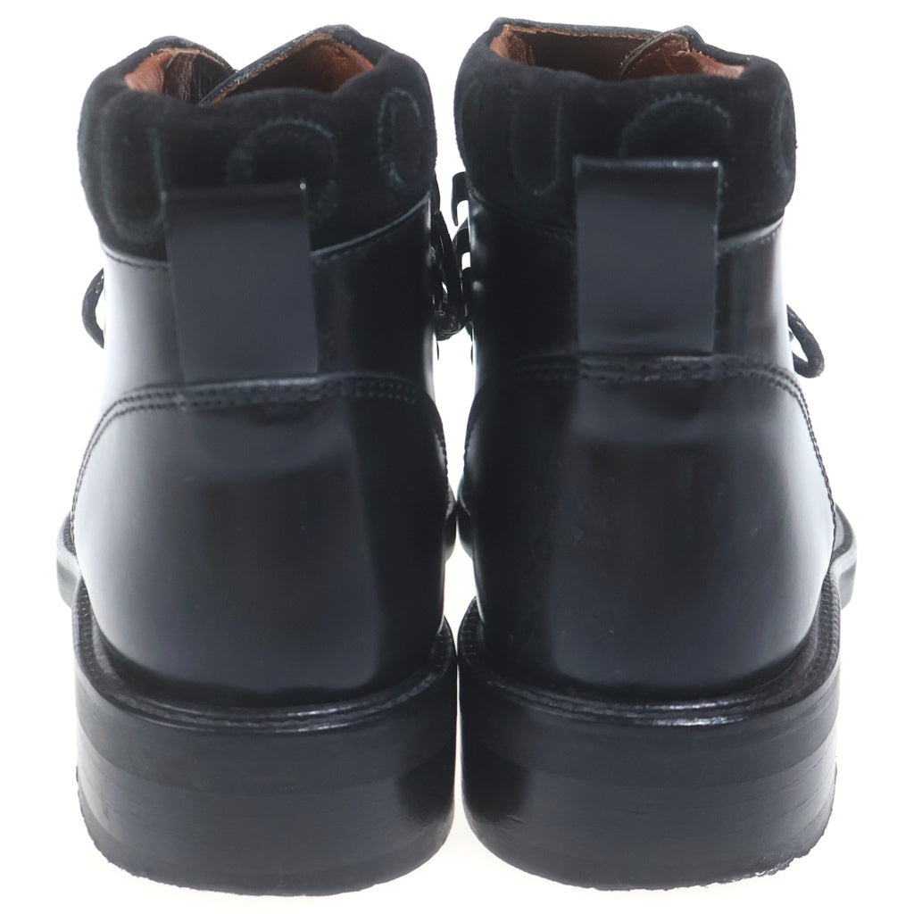 GUCCI(グッチ) レースアップ レザーブーツ ブラック レディース 104 0153