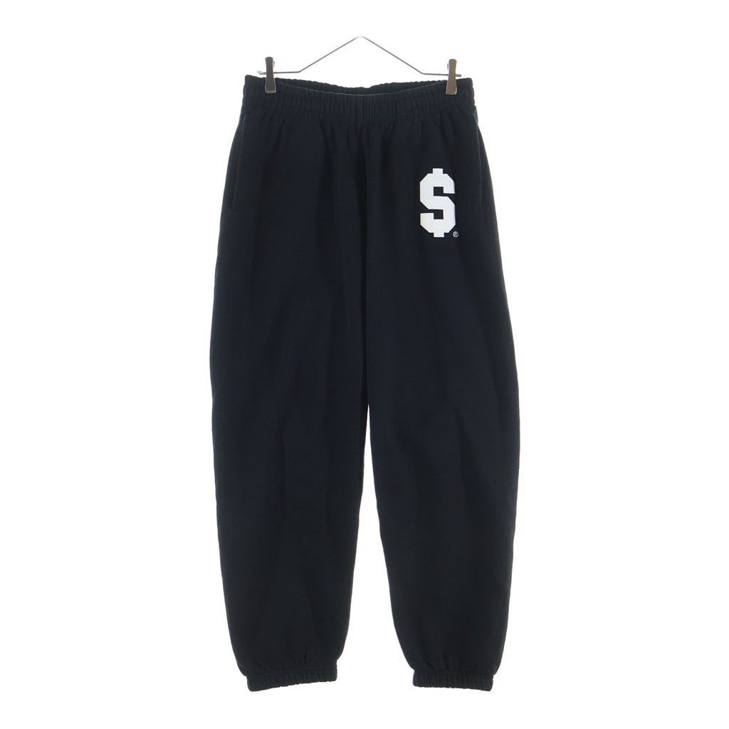 SUPREME(シュプリーム) 24SS $ SWEATPANTS $Sロゴ刺繍 スウェットパンツ ブラック