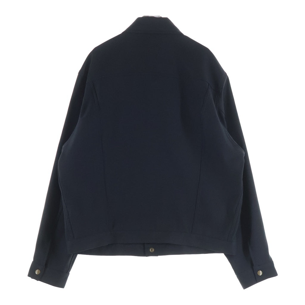 Needles(ニードルス) 22SS PENNY JEAN JACKET POLY TWILL KP195 フロントロゴ刺繍 ペニージーンジャケット ブラック