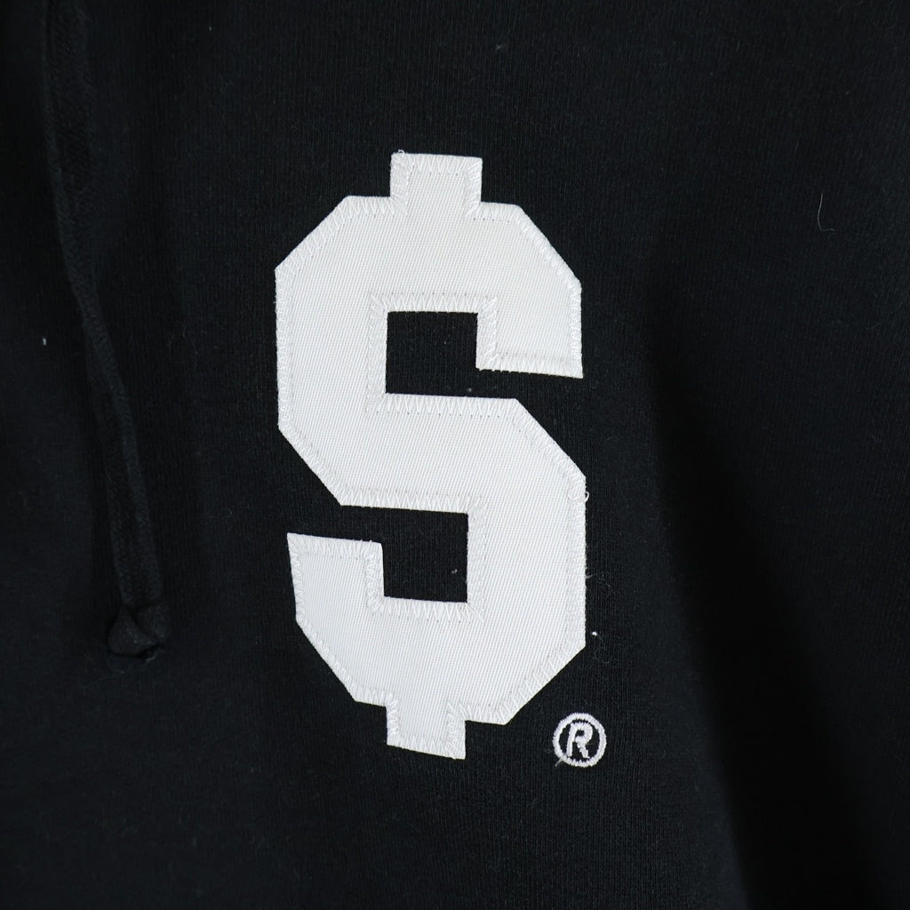SUPREME(シュプリーム) 24SS $ HOODED SWEATSHIRT $Sロゴ刺繍 プルオーバーパーカー フーディ ブラック