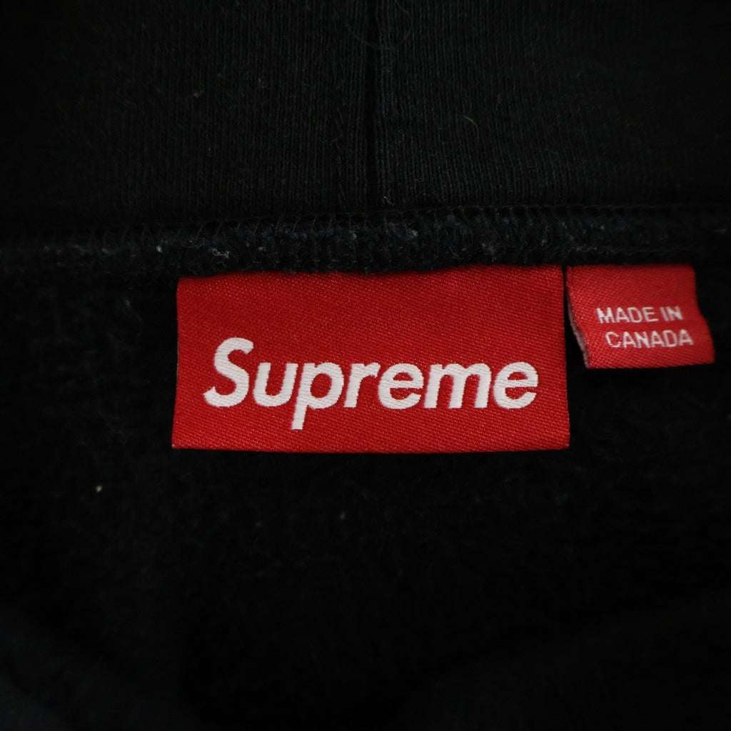 SUPREME(シュプリーム) 24SS $ HOODED SWEATSHIRT $Sロゴ刺繍 プルオーバーパーカー フーディ ブラック