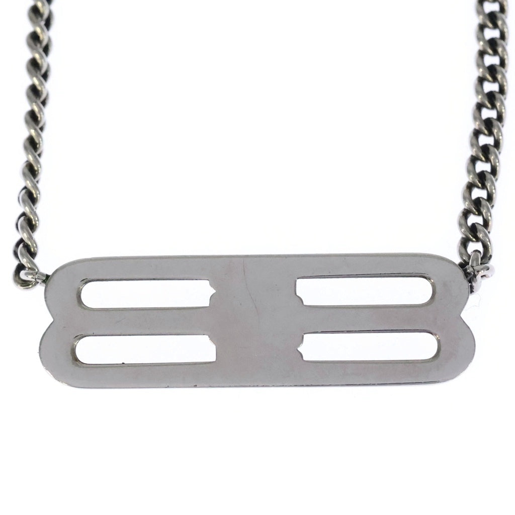 BALENCIAGA(バレンシアガ) BB Icon Antique Silver BBアイコン アンティークシルバー ネックレス シルバー 696223 TZ99I0911