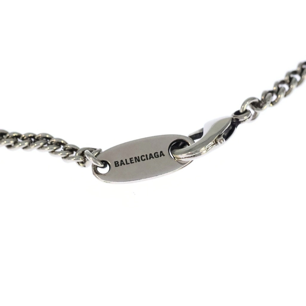 BALENCIAGA(バレンシアガ) BB Icon Antique Silver BBアイコン アンティークシルバー ネックレス シルバー 696223 TZ99I0911