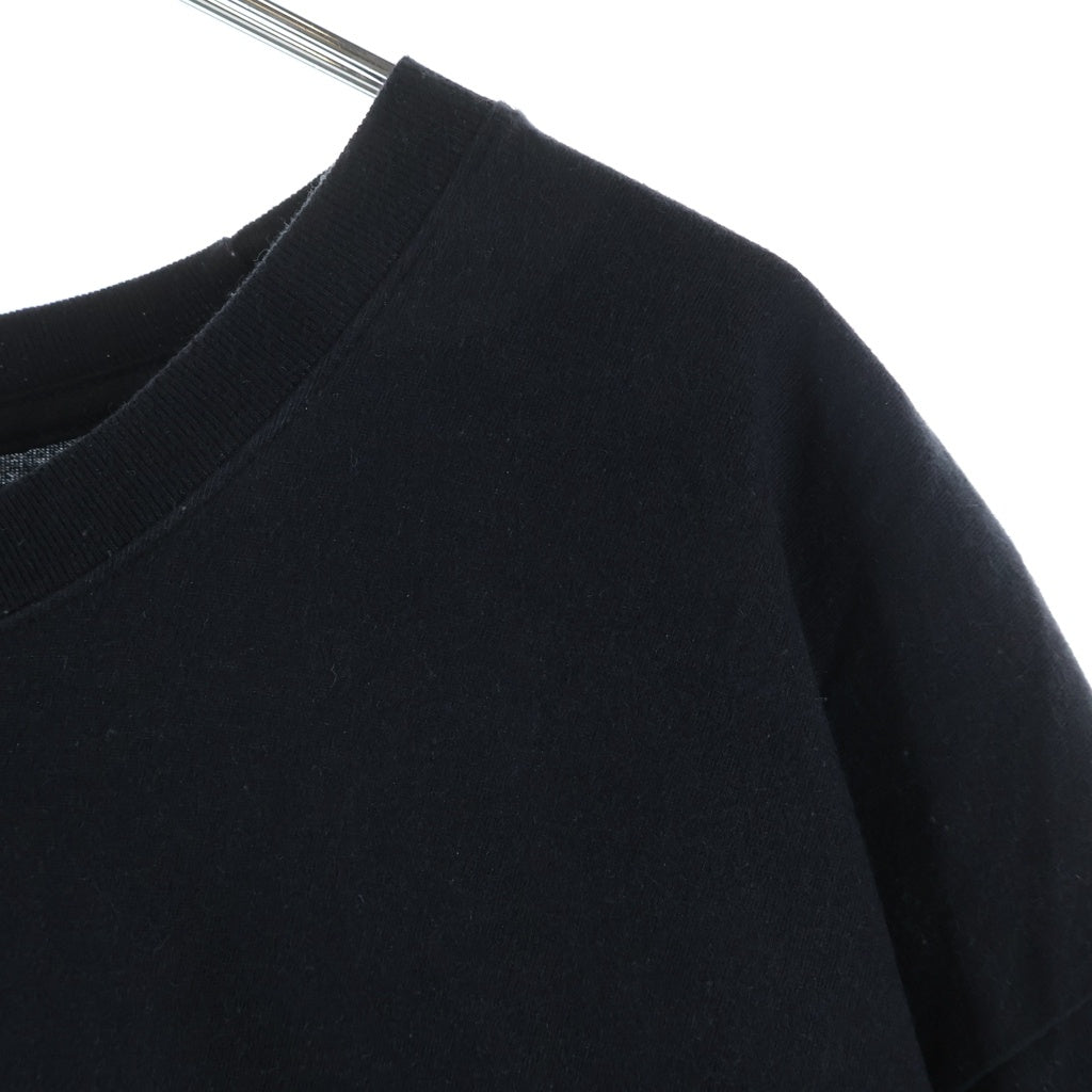 CHROME HEARTS(クロムハーツ) S/S NEON BAR ネオンバーバックロゴプリント クルーネック半袖Tシャツカットソー ブラック