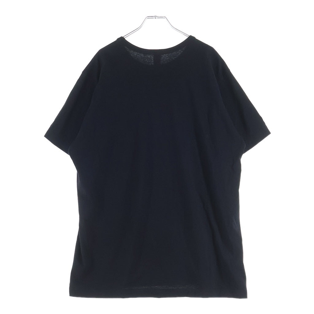 CHROME HEARTS(クロムハーツ) Y NOT S/S T-Shirts 袖クロス刺繍 クルーネック半袖Tシャツカットソー ブラック