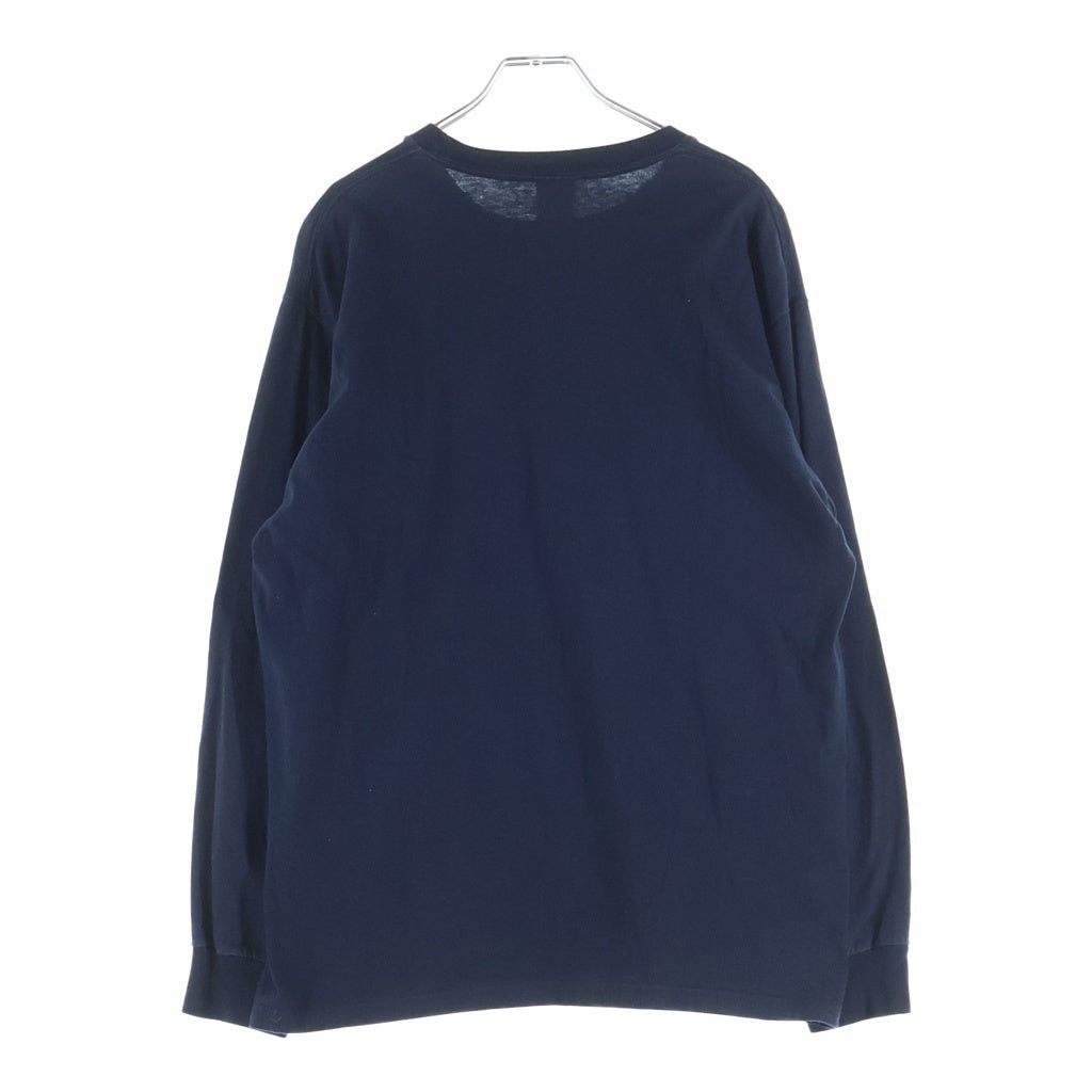 SUPREME(シュプリーム) 20AW Box Logo L/S Tee ボックス ロゴ クルーネック長袖カットソー ネイビー