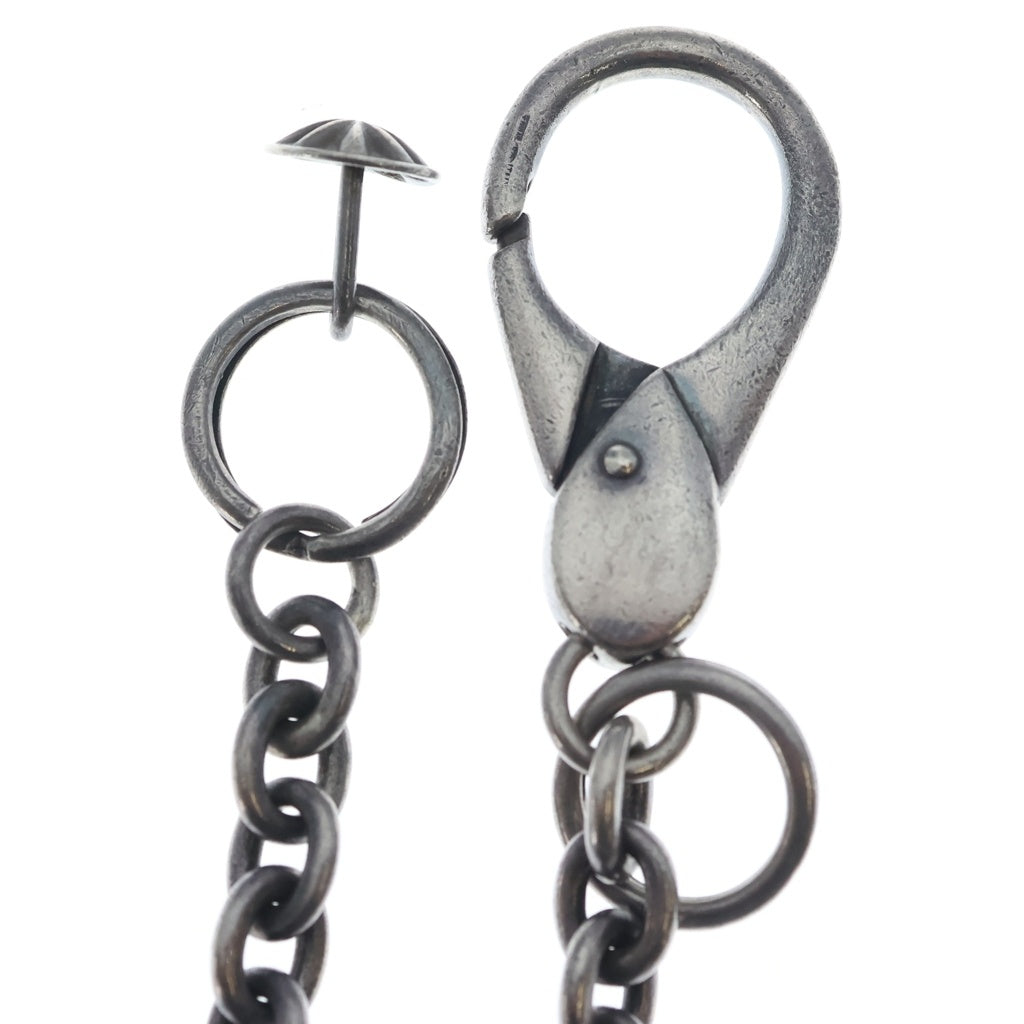 WING ROCK(ウィングロック) K18付きWALLET CHAIN ロングウォレットチェーン シルバー/ゴールド