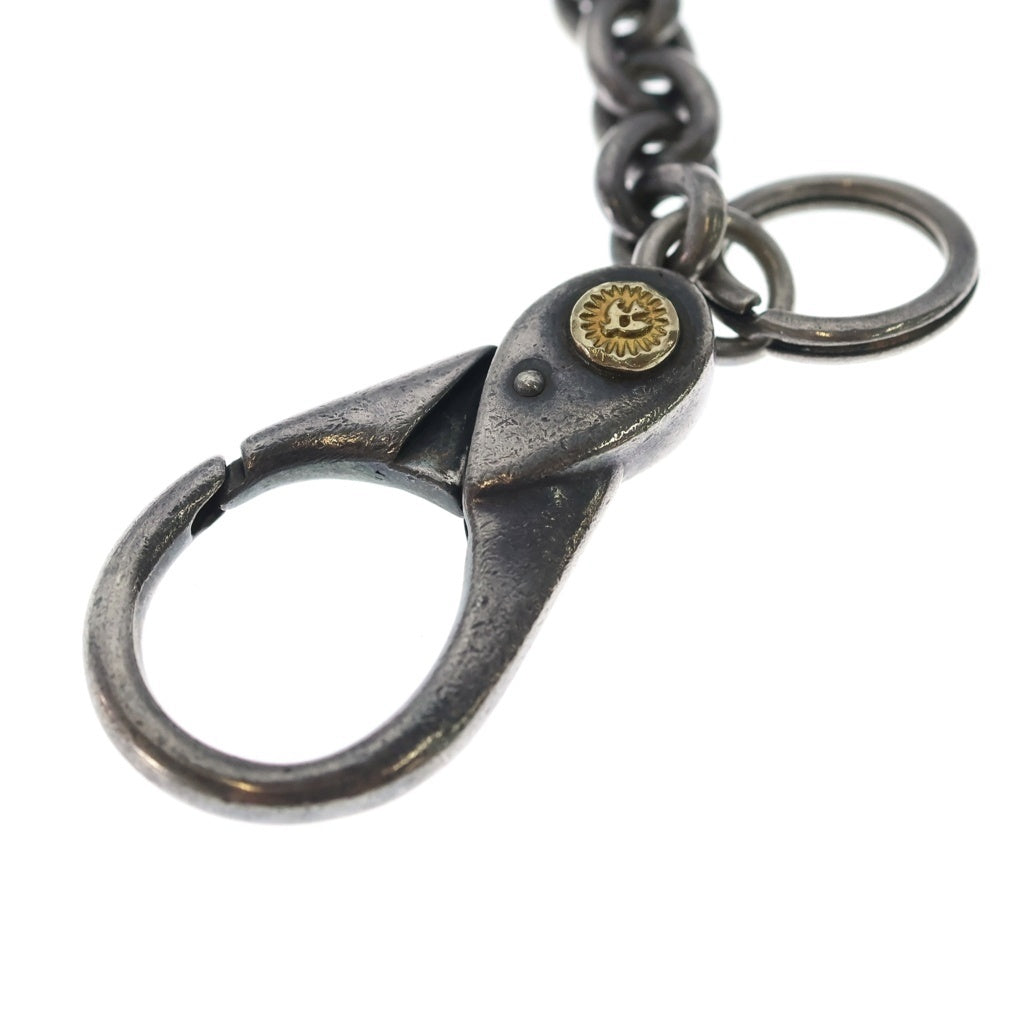 WING ROCK(ウィングロック) K18付きWALLET CHAIN ロングウォレットチェーン シルバー/ゴールド