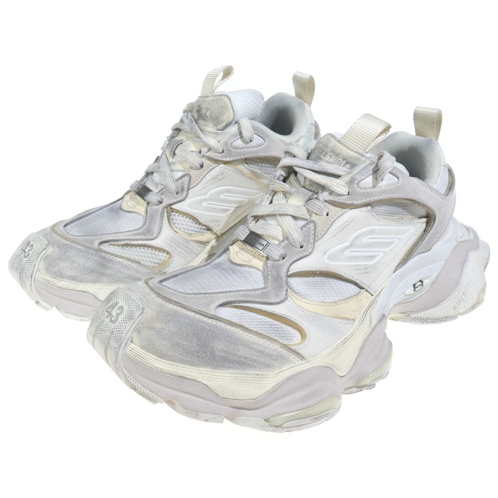 BALENCIAGA(バレンシアガ) 24SS CARGO 785754 カーゴ ヴィンテージ加工 ローカットスニーカー ホワイト