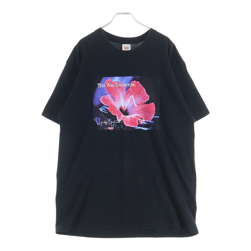 SUPREME(シュプリーム) 20AW ×Yohji Yamamoto This Was Tomorrow Tee ヨウジヤマモト ディスワズトゥモロー クルーネック半袖Tシャツカットソー ブラック