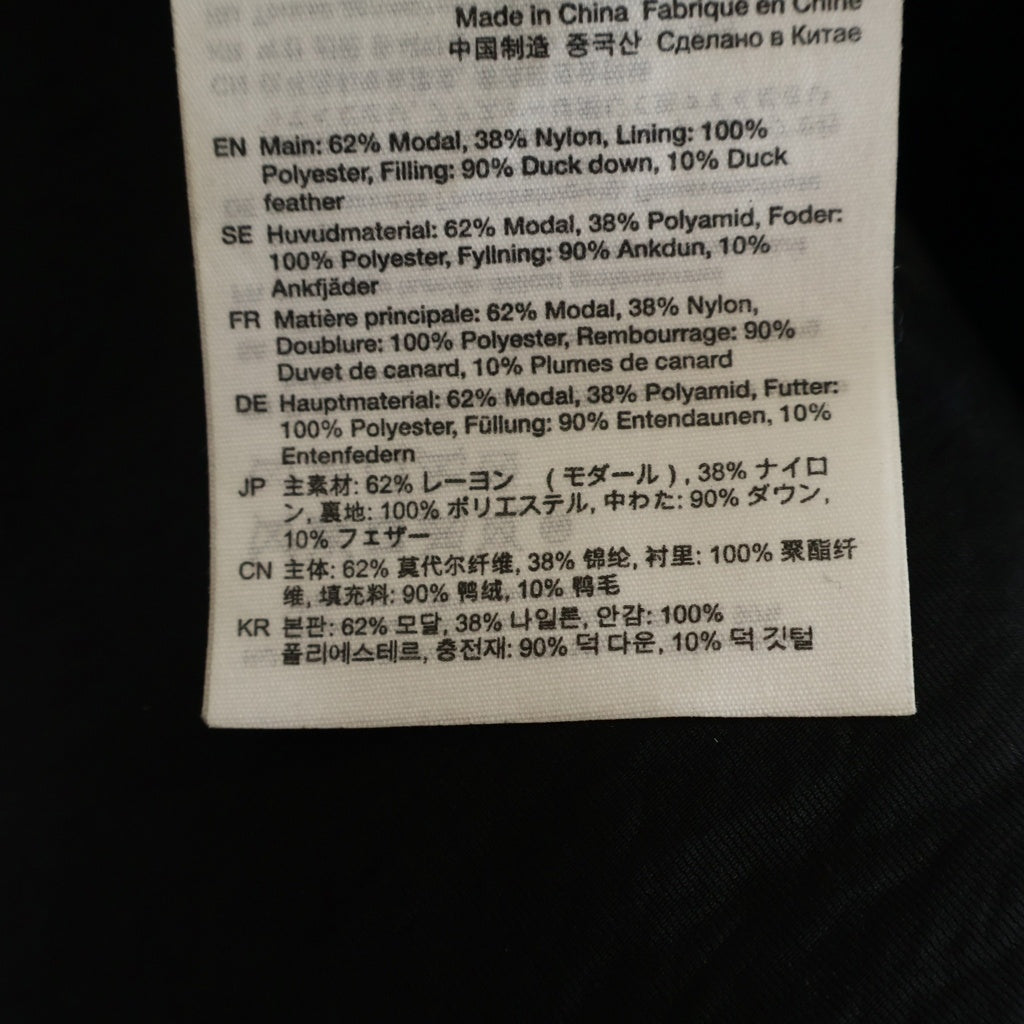 Acne Studios(アクネ ストゥディオズ) 23AW PUFFER DOWN JACKET FN-MN-OUTW000961 パファー ジップアップダウンジャケット ブラック