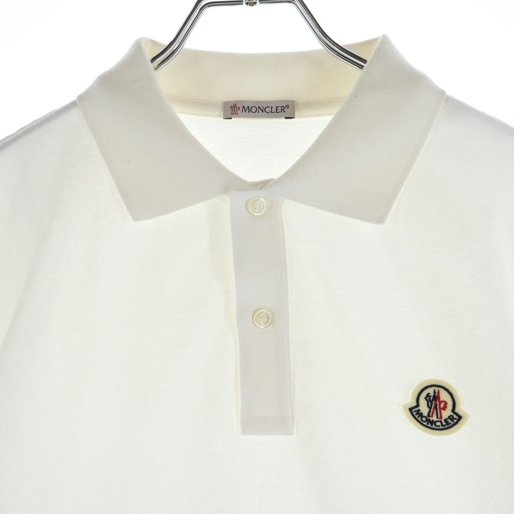 MONCLER(モンクレール) 25SS SS POLO ロゴ 半袖ポロシャツ ホワイト K10918A00020 89A16