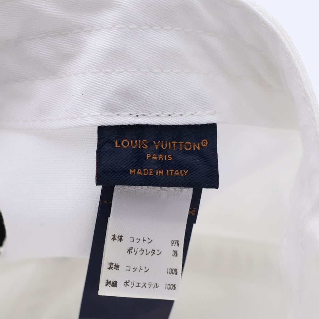 LOUIS VUITTON(ルイヴィトン) キャップ・LV リーグ ベースボールキャップ 帽子 ホワイト M5068L