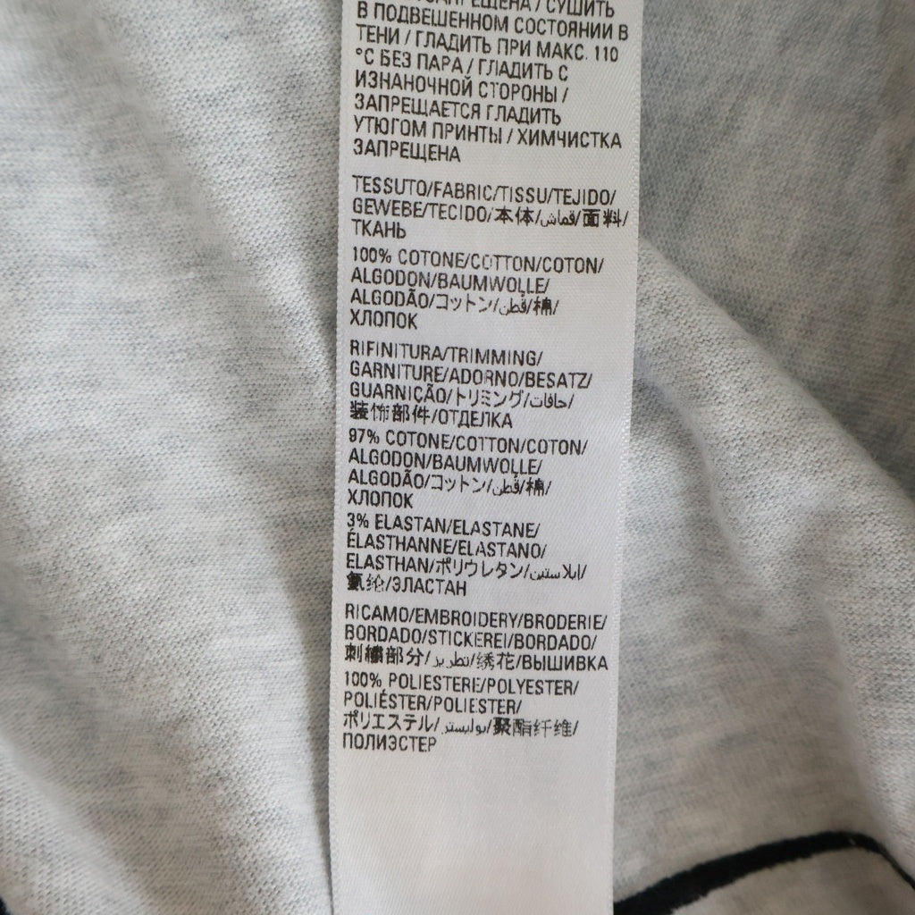 BALENCIAGA(バレンシアガ) 22SS Upside Down T-Shirt 698811 TMVC9 ダメージ加工 アップサイド ダウン クルーネックTシャツカットソー グレー