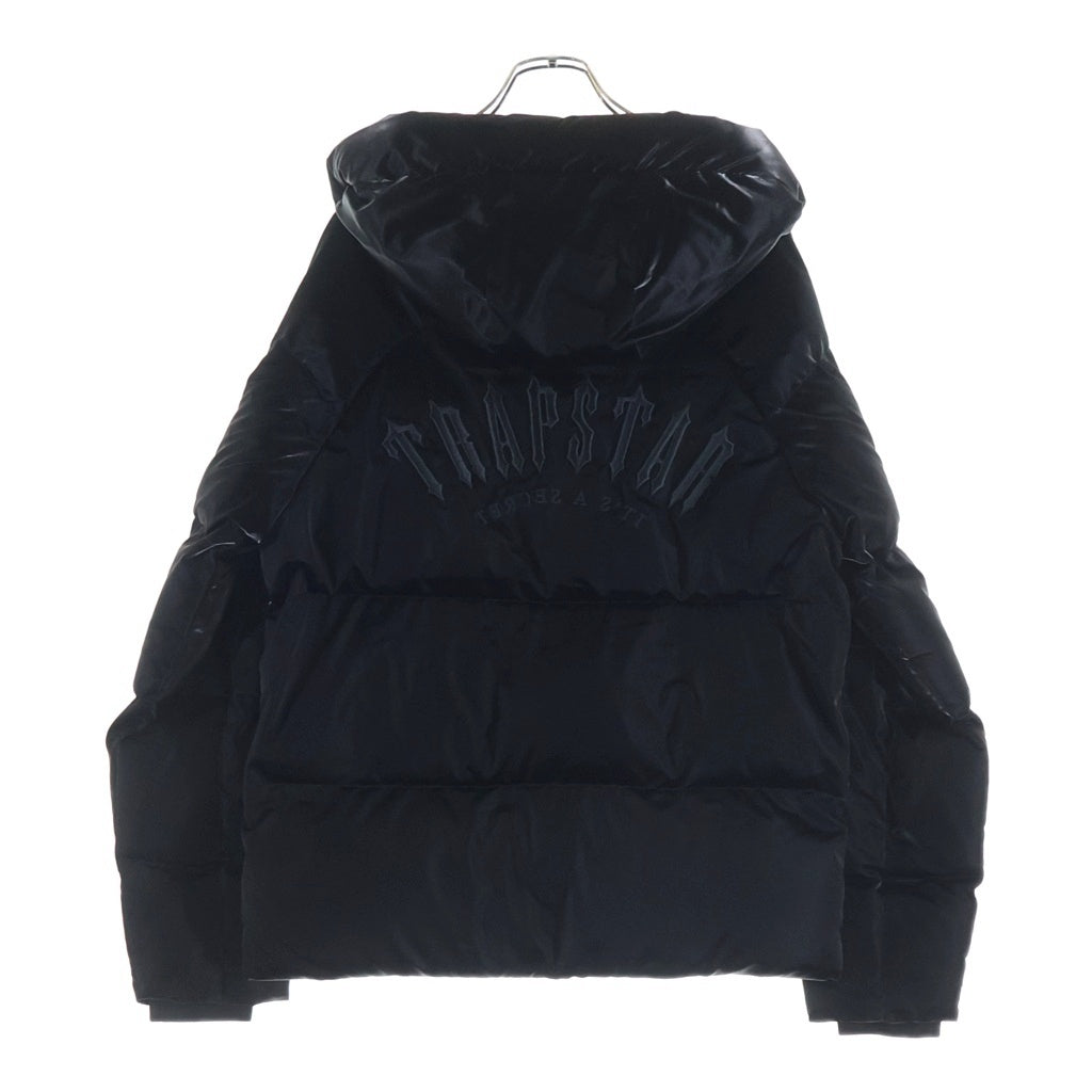 TRAPSTAR(トラップスター) Decoded Arch Puffer TSJ341 ディコーデッド アーチ パファー バックロゴ刺繍中綿ジャケット ブラック