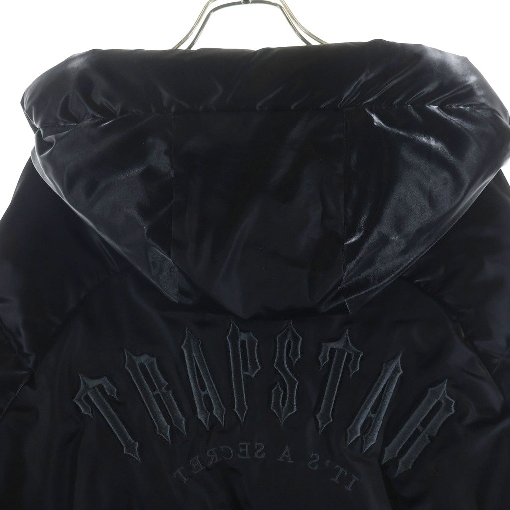 TRAPSTAR(トラップスター) Decoded Arch Puffer TSJ341 ディコーデッド アーチ パファー バックロゴ刺繍中綿ジャケット ブラック