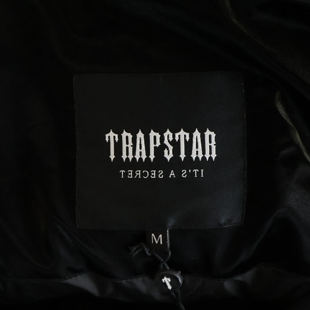 TRAPSTAR(トラップスター) Decoded Arch Puffer TSJ341 ディコーデッド アーチ パファー バックロゴ刺繍中綿ジャケット ブラック