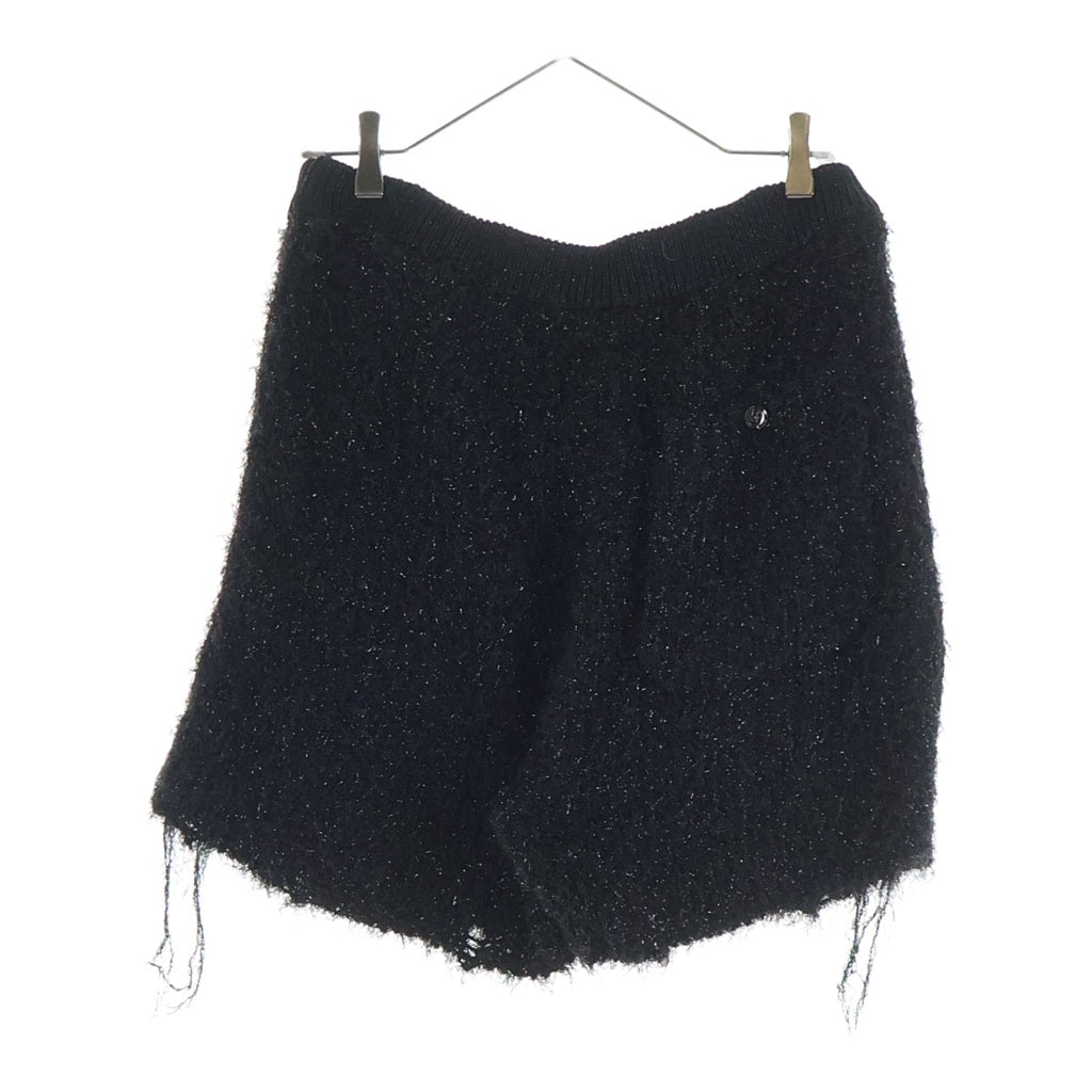 doublet(ダブレット) Metal Letter Shorts 22SS41KN70 メタル レター ショーツ ハーフパンツ ブラック レディース