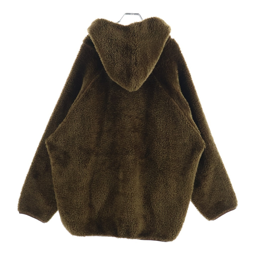 Needles(ニードルス) Andre Hoody Synthetic Fur FK212 アンドレ フェイクファープルオーバーパーカー フーディ ブラウン