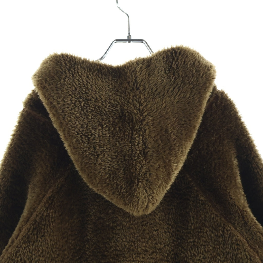 Needles(ニードルス) Andre Hoody Synthetic Fur FK212 アンドレ フェイクファープルオーバーパーカー フーディ ブラウン
