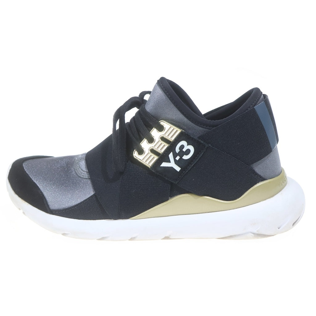 adidas(アディダス) ×Y-3 Wmns Qasa Elle Lace BB4695 ワイスリー ウィメンズ カーサ エル レース ローカットスニーカー ブラック レディース US7.5/24.5cm