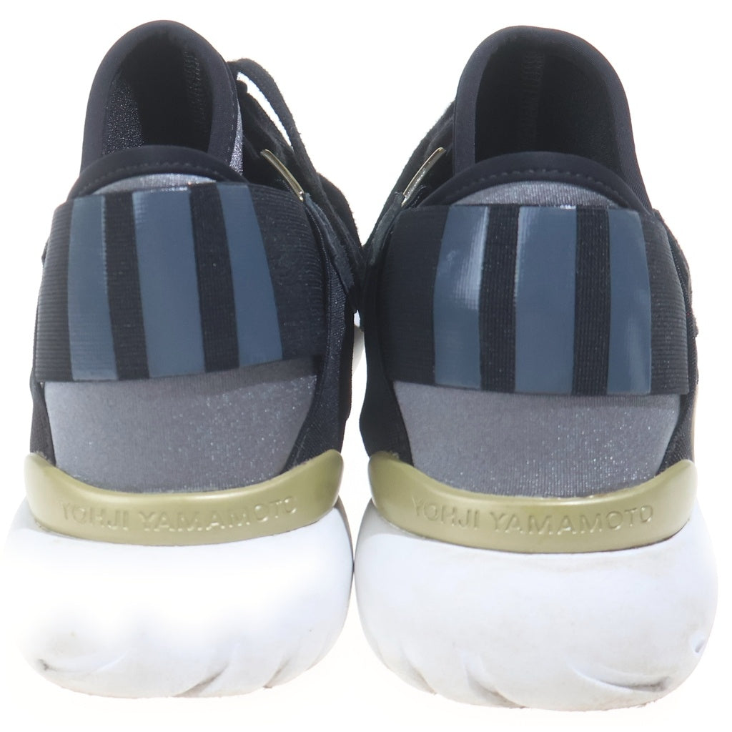 adidas(アディダス) ×Y-3 Wmns Qasa Elle Lace BB4695 ワイスリー ウィメンズ カーサ エル レース ローカットスニーカー ブラック レディース US7.5/24.5cm