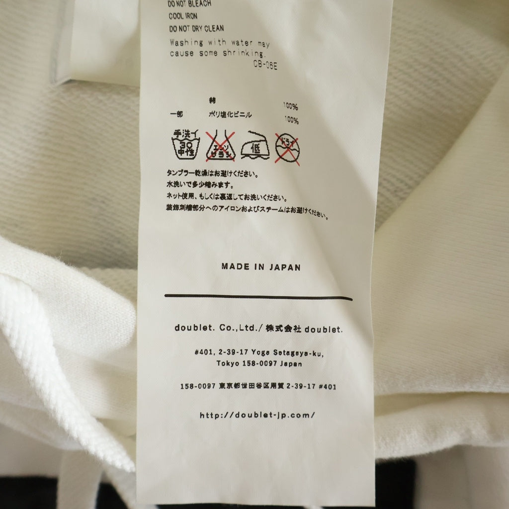 doublet(ダブレット) 18AW NO IMAGE LENTICULAR HOODIE 18AW31CS106