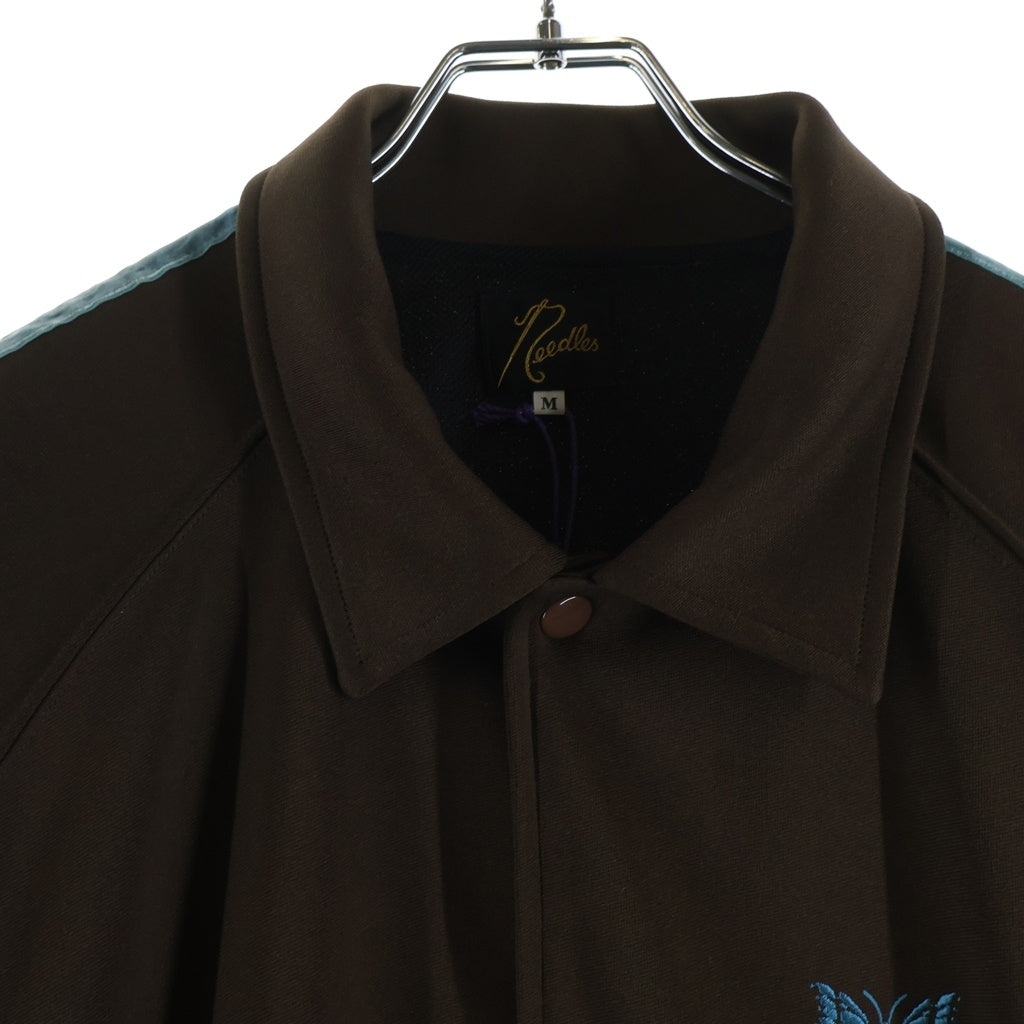 Needles(ニードルス) 18AW Side Line Coach Jacket DI182 サイドライン フロントパピヨン刺繍 コーチジャケット ブラウン