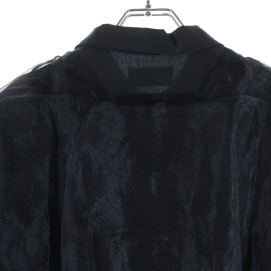 kolor(カラー) 16SS SHORT SLEEVE DRESS SHIRT ONE OIECE 16SCL-004124 ハーフボタン 半袖ドレスシャツワンピース ブラック レディース