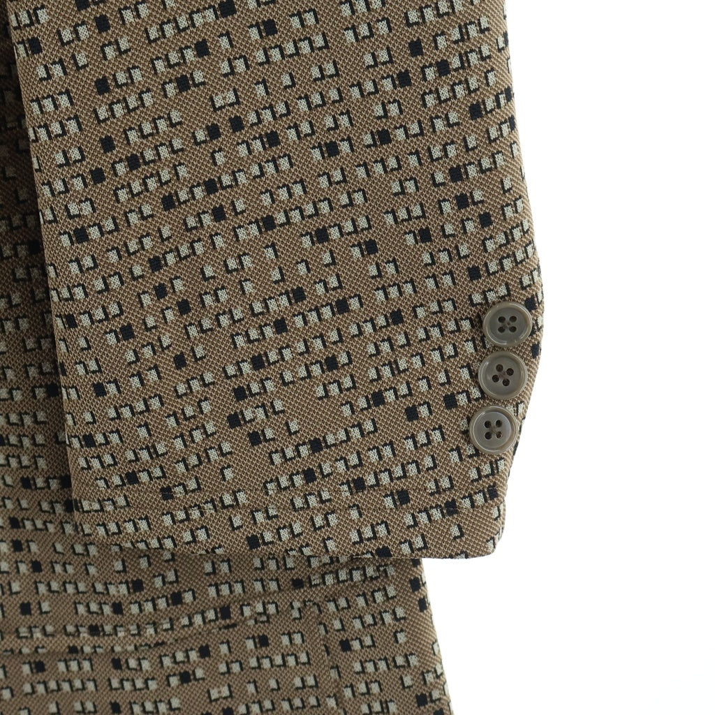 Needles(ニードルス) 20AW B JACKET POLY HM238 千鳥格子 ポリテーラードジャケット ブラウン