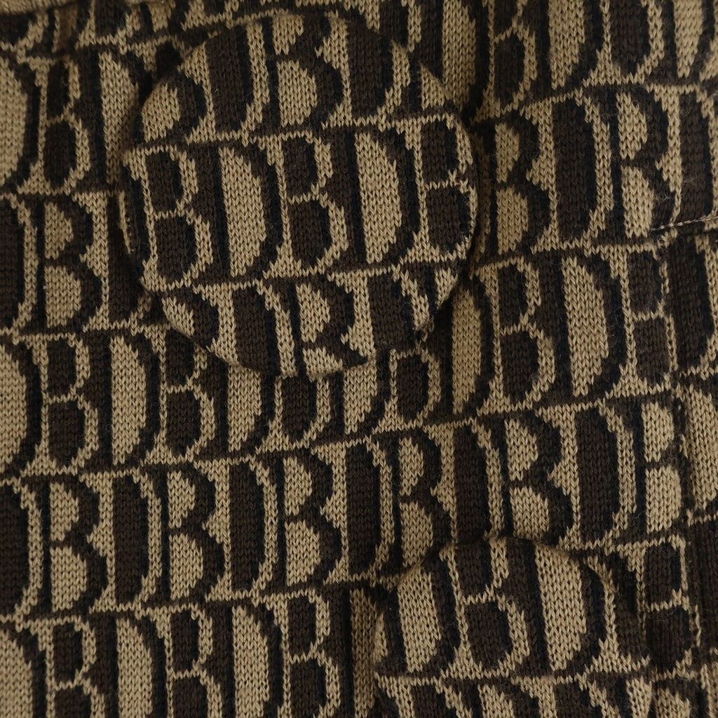 doublet ダブレット MONOGRAM JQ KNIT PANTS 21AW34KN59 DBロゴ モノグラム ウールニットパンツ ベージュ doublet(ダブレット) MONOGRAM JQ KNIT PANTS 21AW34KN59 DBロゴ