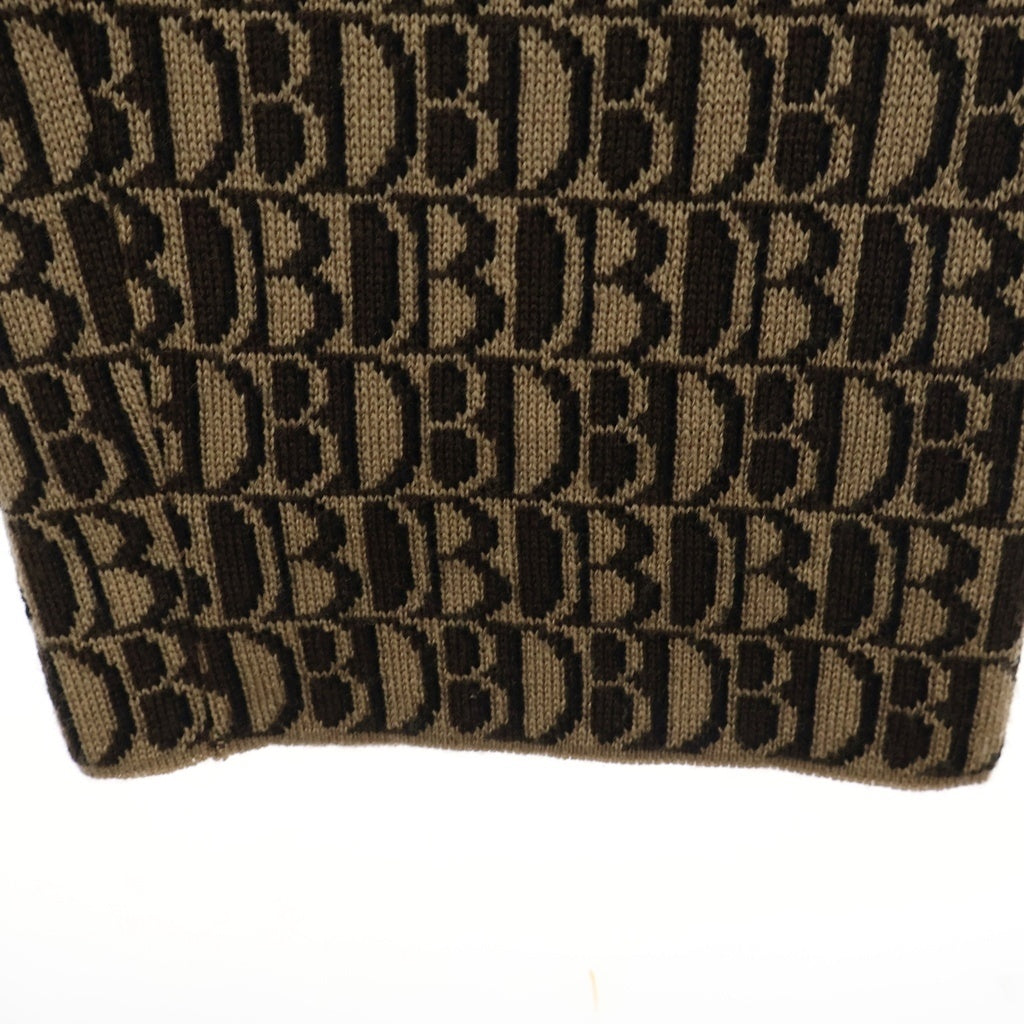 doublet ダブレット MONOGRAM JQ KNIT PANTS 21AW34KN59 DBロゴ モノグラム ウールニットパンツ ベージュ doublet(ダブレット) MONOGRAM JQ KNIT PANTS 21AW34KN59 DBロゴ