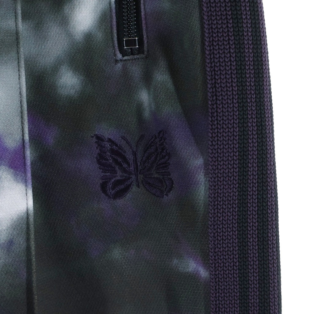 Needles(ニードルス) 21SS Narrow Track Pants IN936 フロントパピヨンロゴ刺繍 ナロートラックパンツ ジャージ パープル