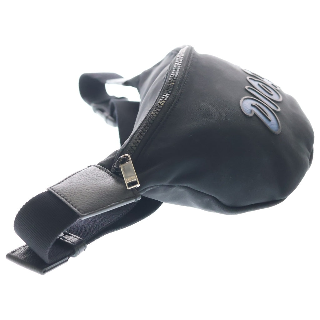 Christian Dior(クリスチャンディオール) ×KAWS nylon waist bag カウズ ナイロン ウエストポーチ ショルダーバッグ ロゴ ハチ ブラック
