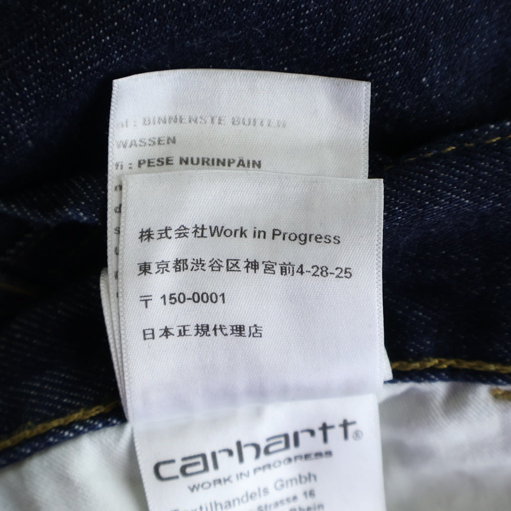 CARHARTT(カーハート) SINGLE KNEE PANT シングルニーデニムパンツ インディゴ I032024