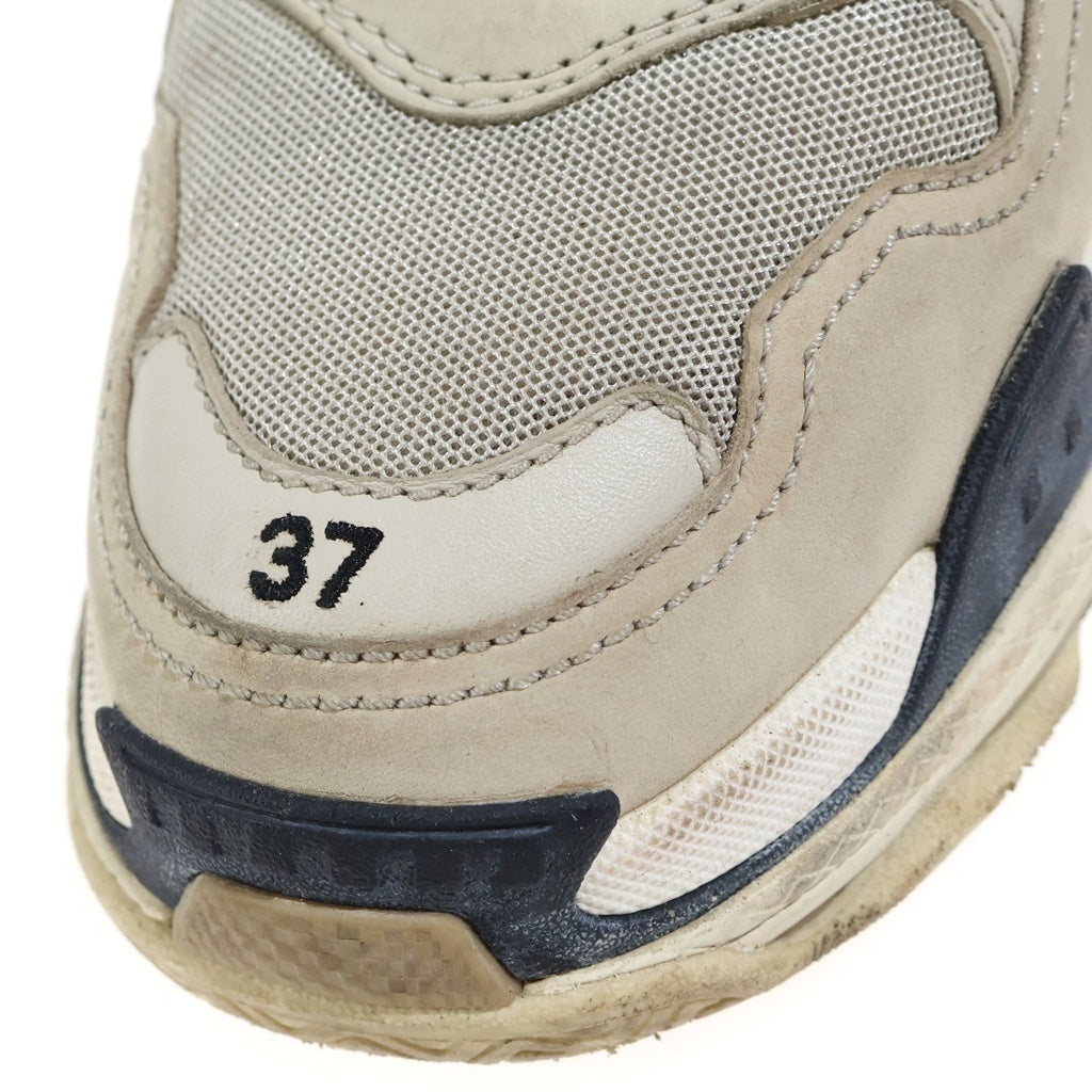 BALENCIAGA(バレンシアガ) TRIPLE-S トリプルエス ローカットスニーカー シューズ レディース ベージュ/グレー 524039