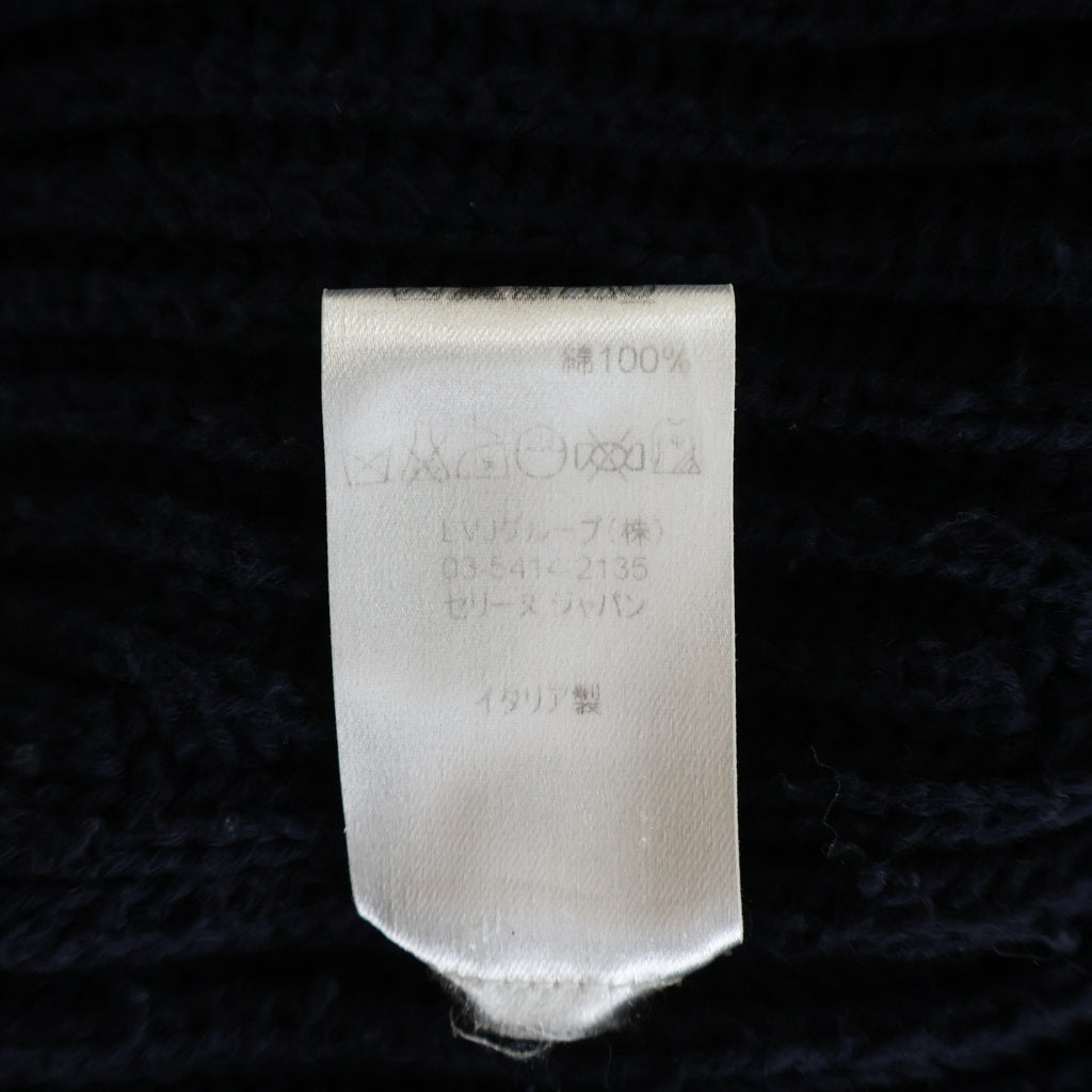 CELINE(セリーヌ) Kint Vest フィービー ファイロ期 クルーネックニットセーター ベスト ネイビー レディース 2 3M67/3259