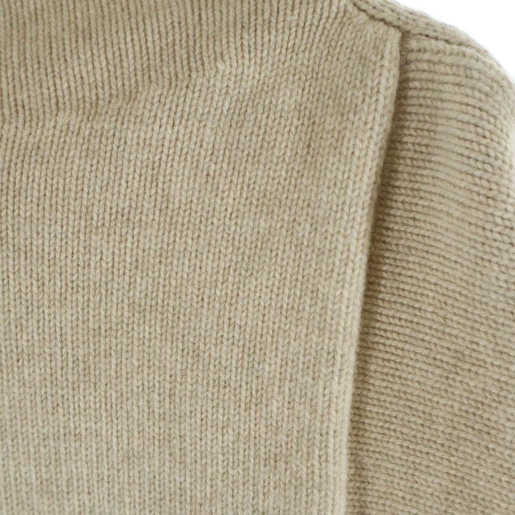 CELINE(セリーヌ) Cashmere Blend Chunky Knit フィービー ファイロ期 カシミヤ混 チャンキーニット ハイネック長袖ニットセーターベージュ レディース 2 3CT9/7265