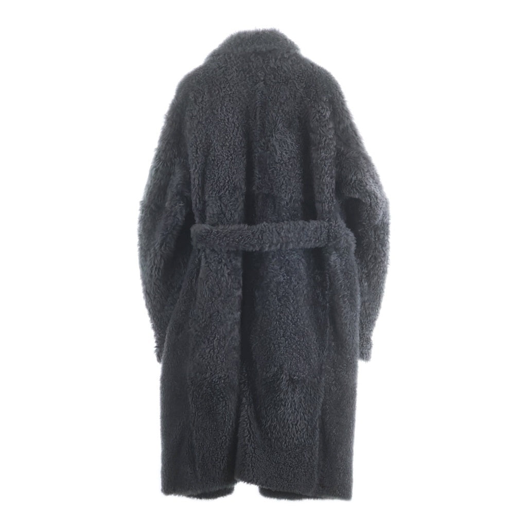 CELINE(セリーヌ) Lambskin Shearling Coat フィービー ファイロ期 ラムスキンシアリング ムートンコート グレー レディース 2 8S62/064A